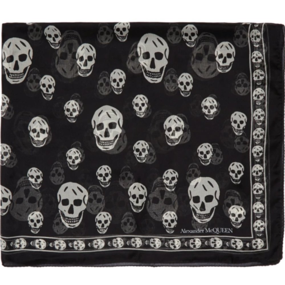 Alexander McQueen Silk Skull Scarf